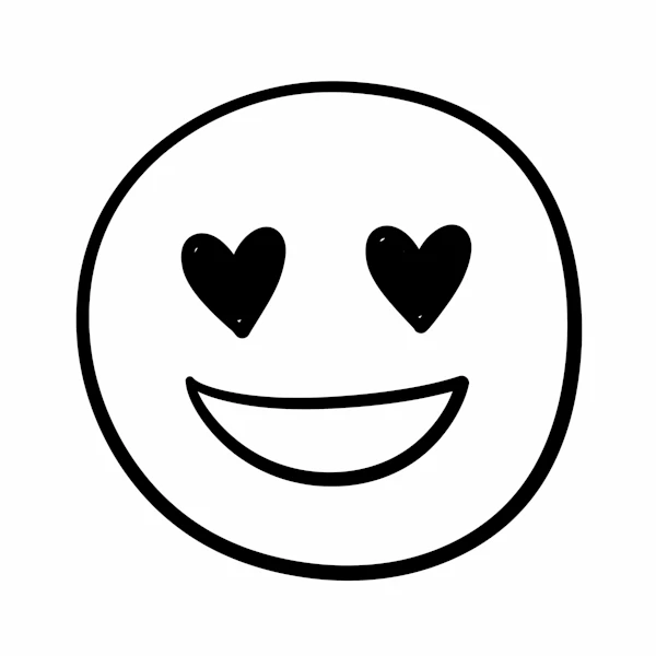 Heart-Eyed Smiley