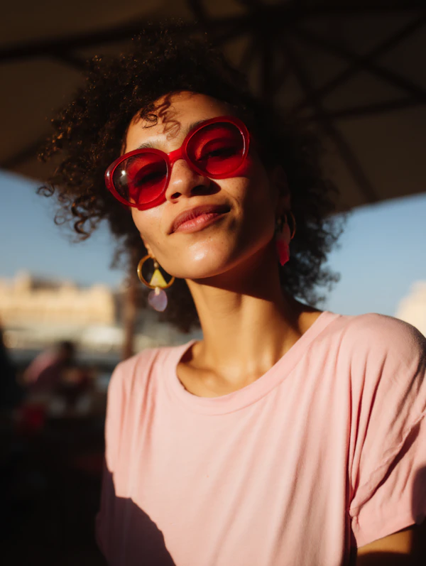 Stylish Woman Outdoors