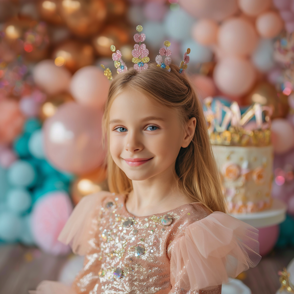 Young Girl's Birthday Celebration