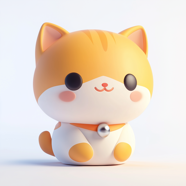 Stylized Cat Character