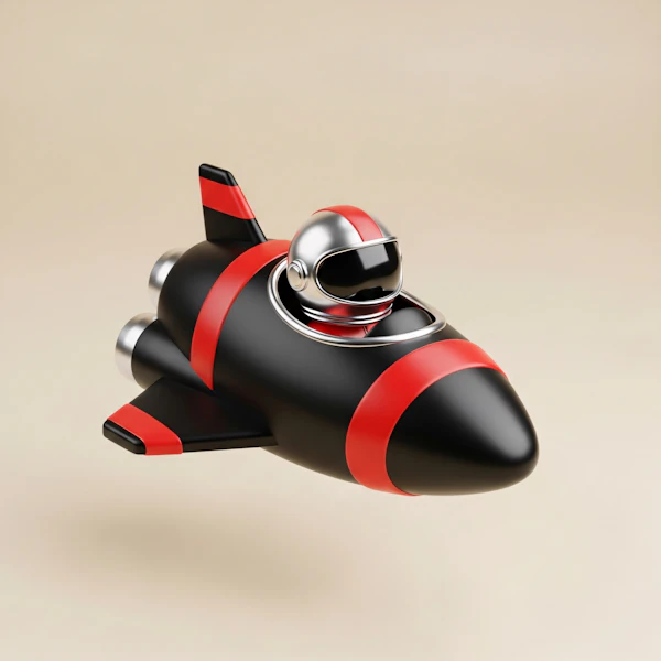 Futuristic Toy Rocket