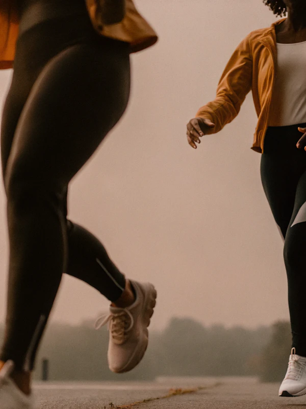 Outdoor Jogging Scene