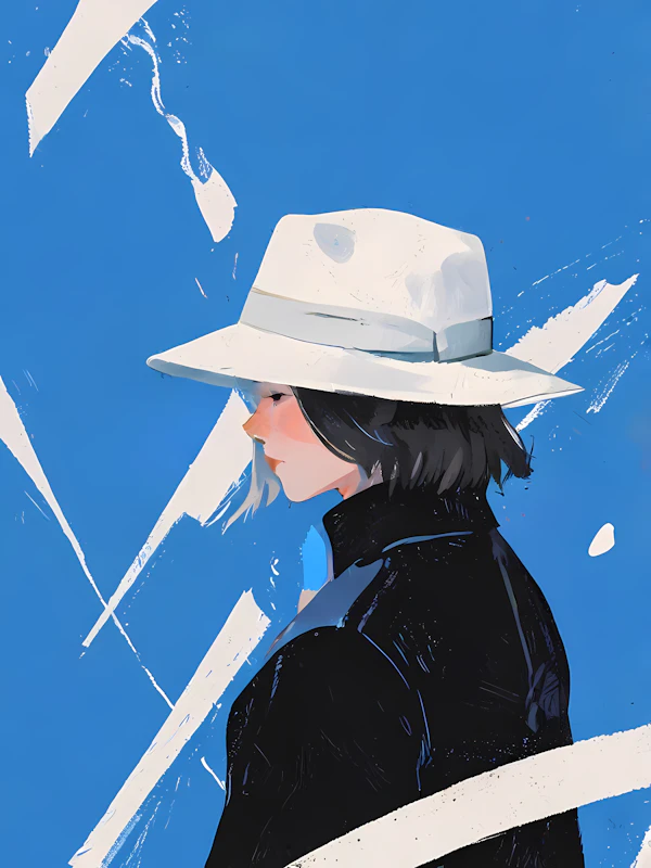 Elegant Side Profile Portrait