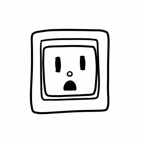 Minimalist Surprised Face