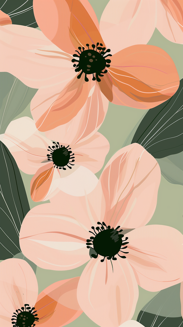 Stylized Floral Artwork