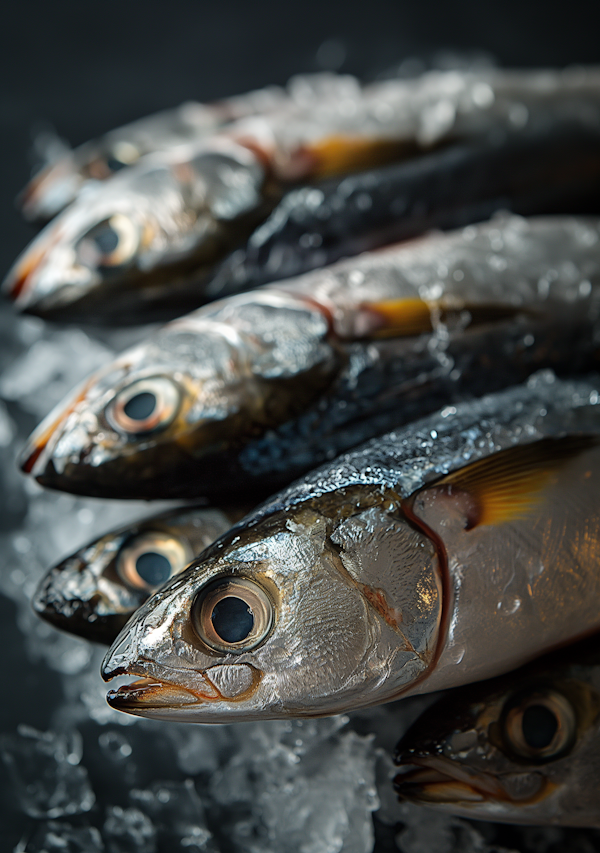 Fresh Fish on Ice Display