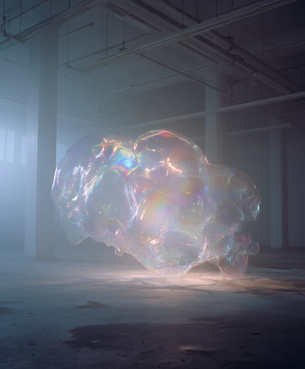 Surreal Bubble Scene