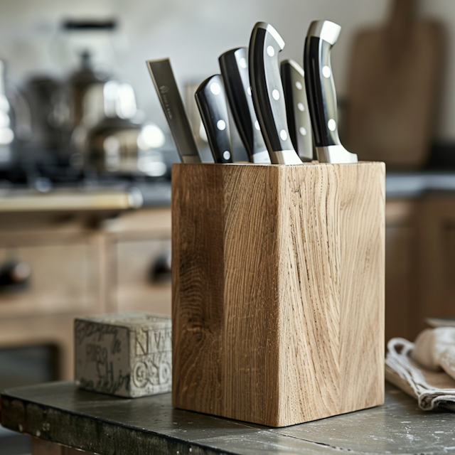 Modern Kitchen Knife Block