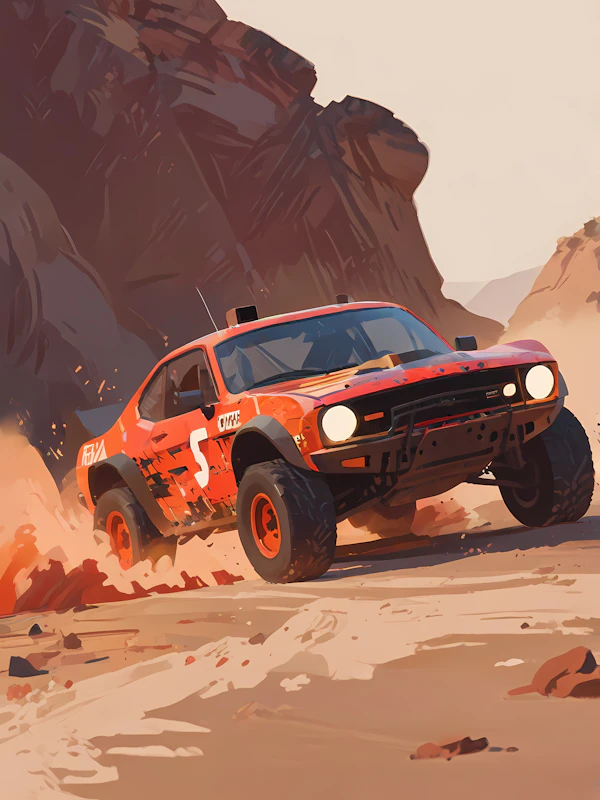 Off-Road Rally Car