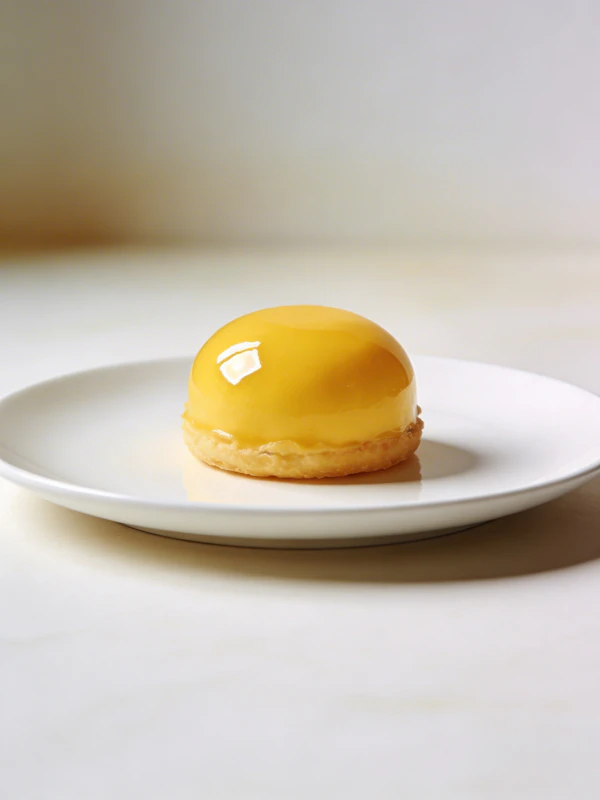Elegant Yellow Dessert