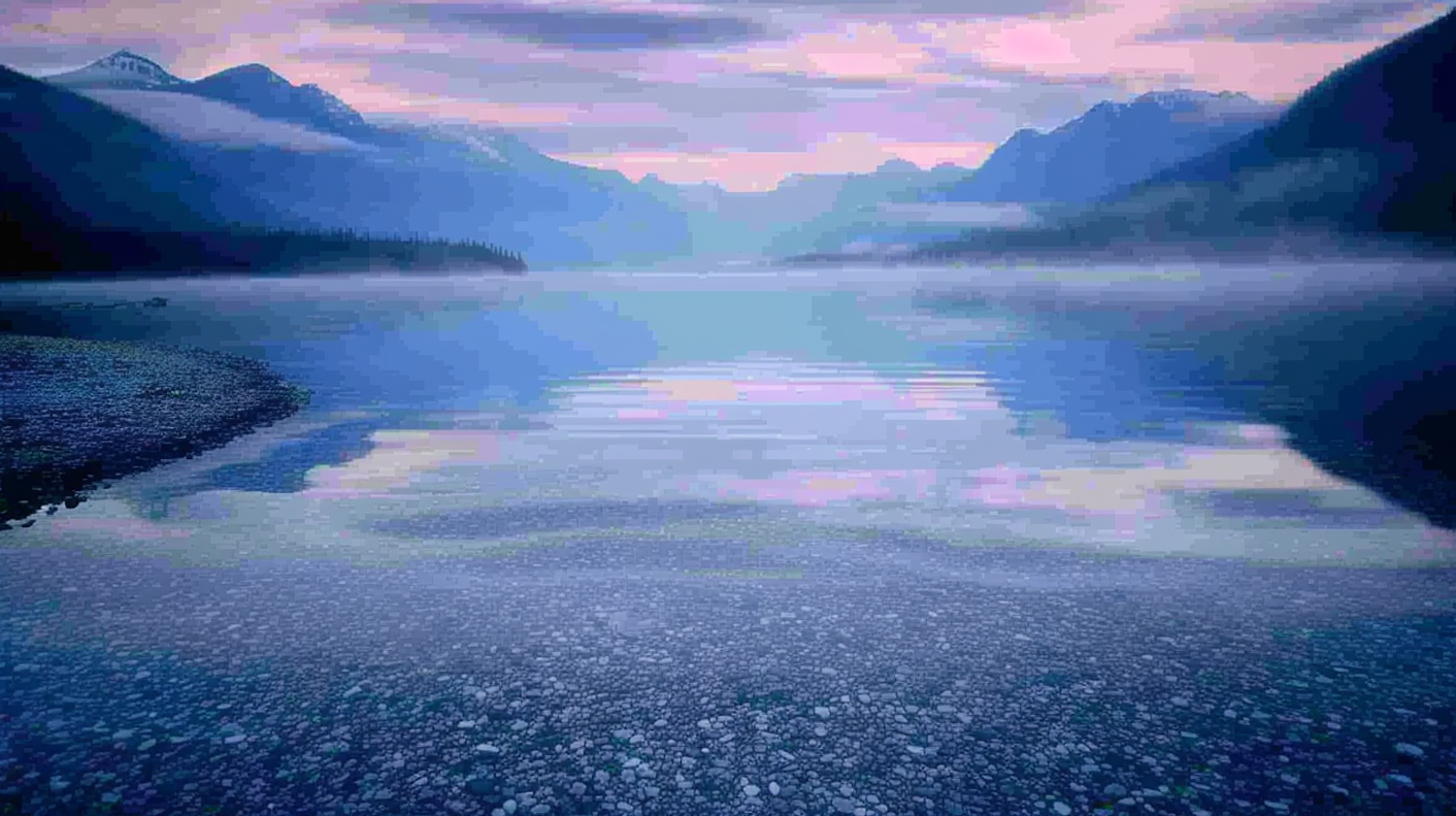 Serene Mountain Lake