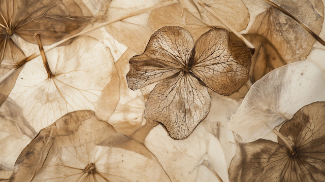 Intricate Dried Leaves