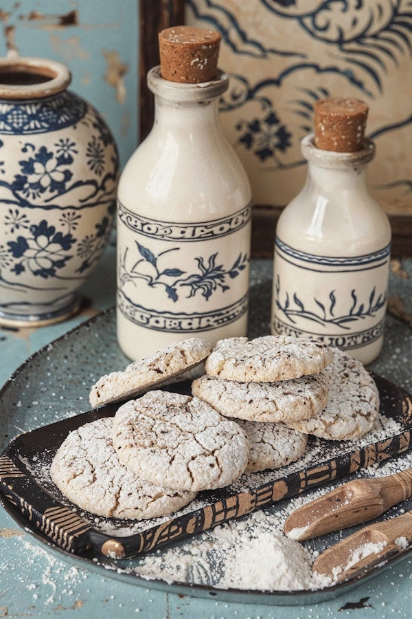 Rustic Kitchen with Freshly Baked Cookies
