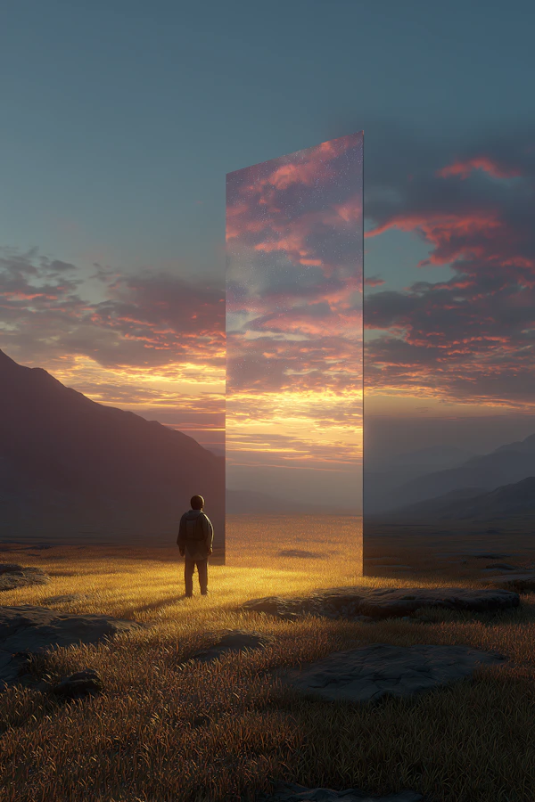 Monolith in Golden Field