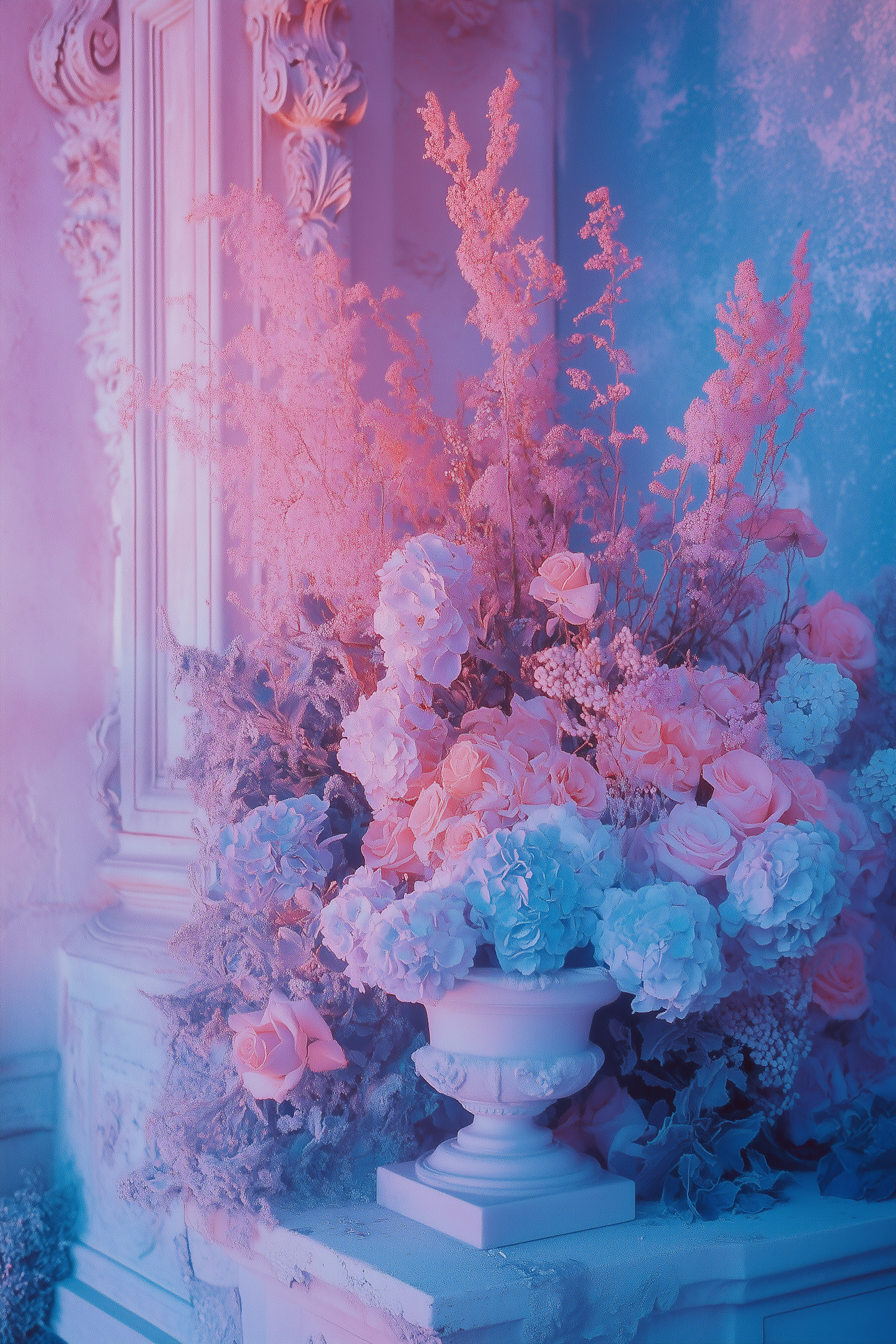 Ethereal Floral Arrangement