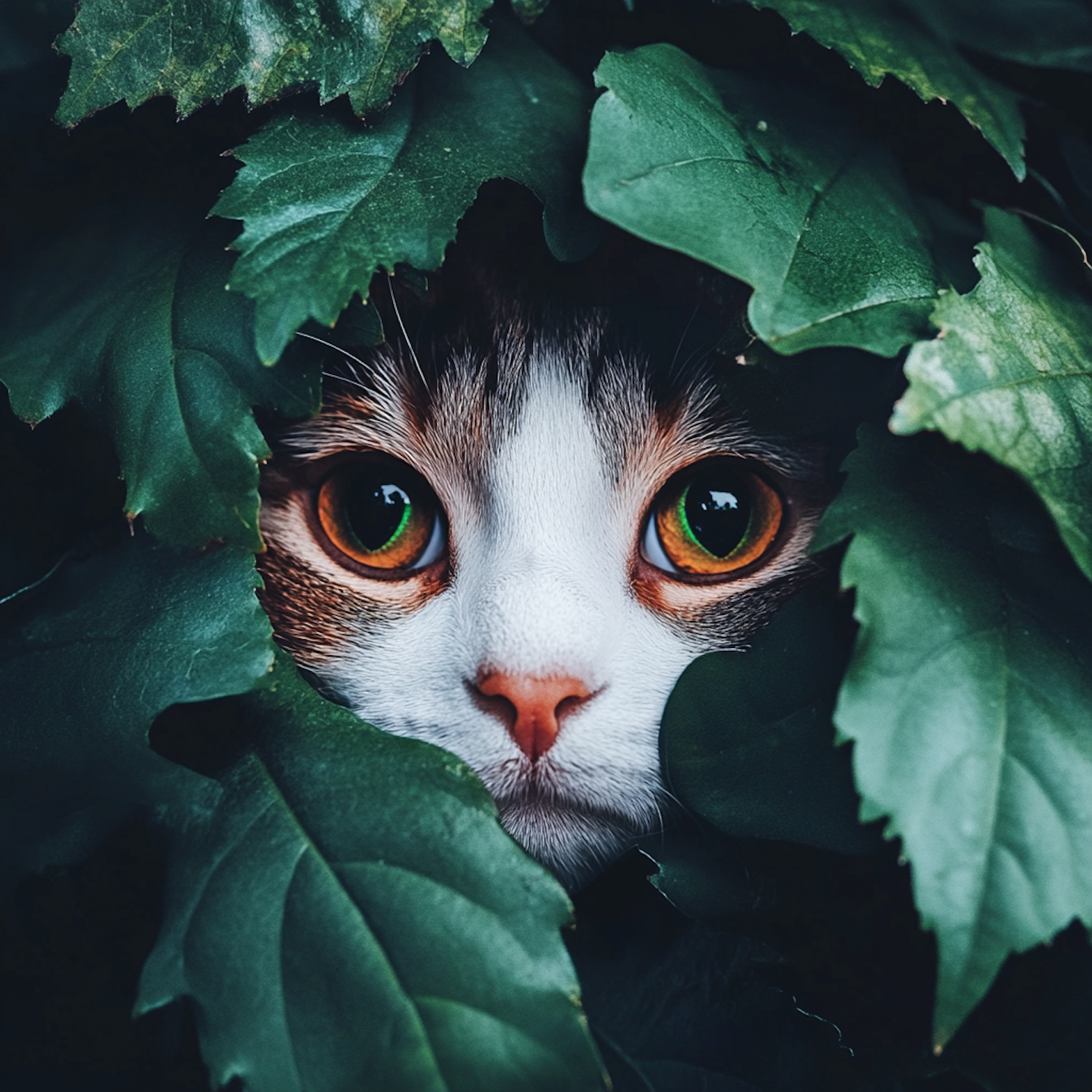 Cat in Foliage