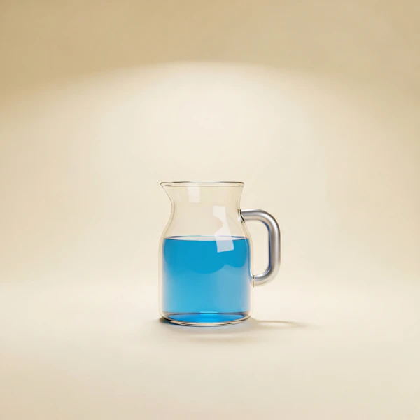Blue Liquid Pitcher