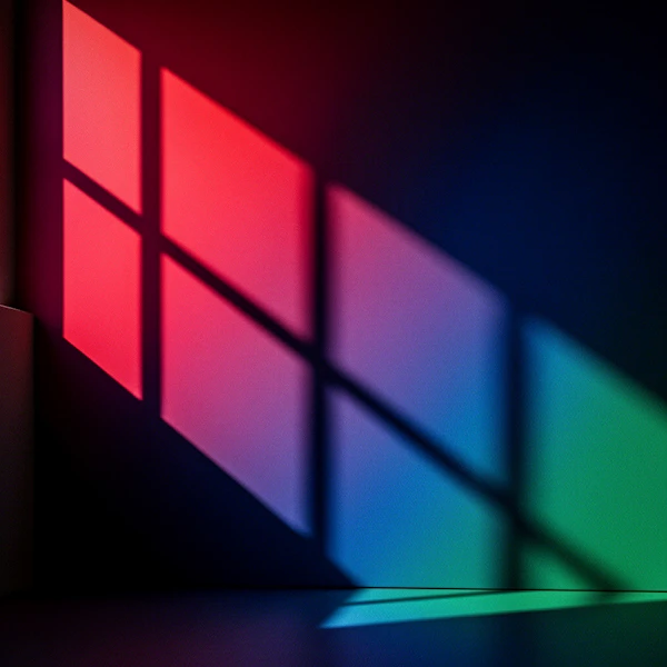 Vibrant Abstract Grid