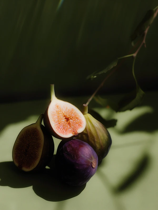 Close-Up of Fresh Figs