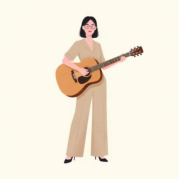 Guitarist Illustration