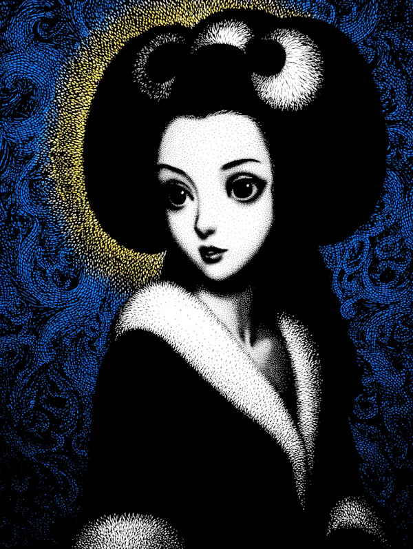 Stylized Woman Portrait
