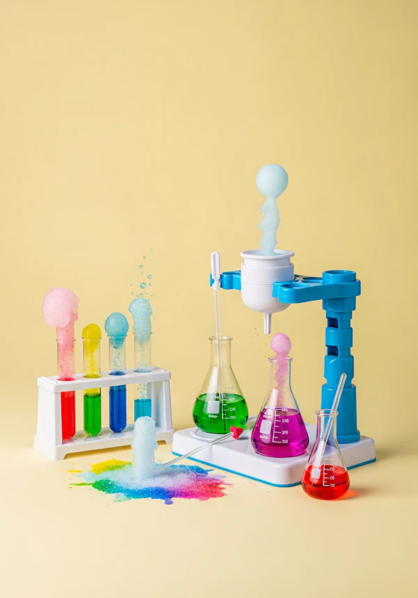 Colorful Science Setup