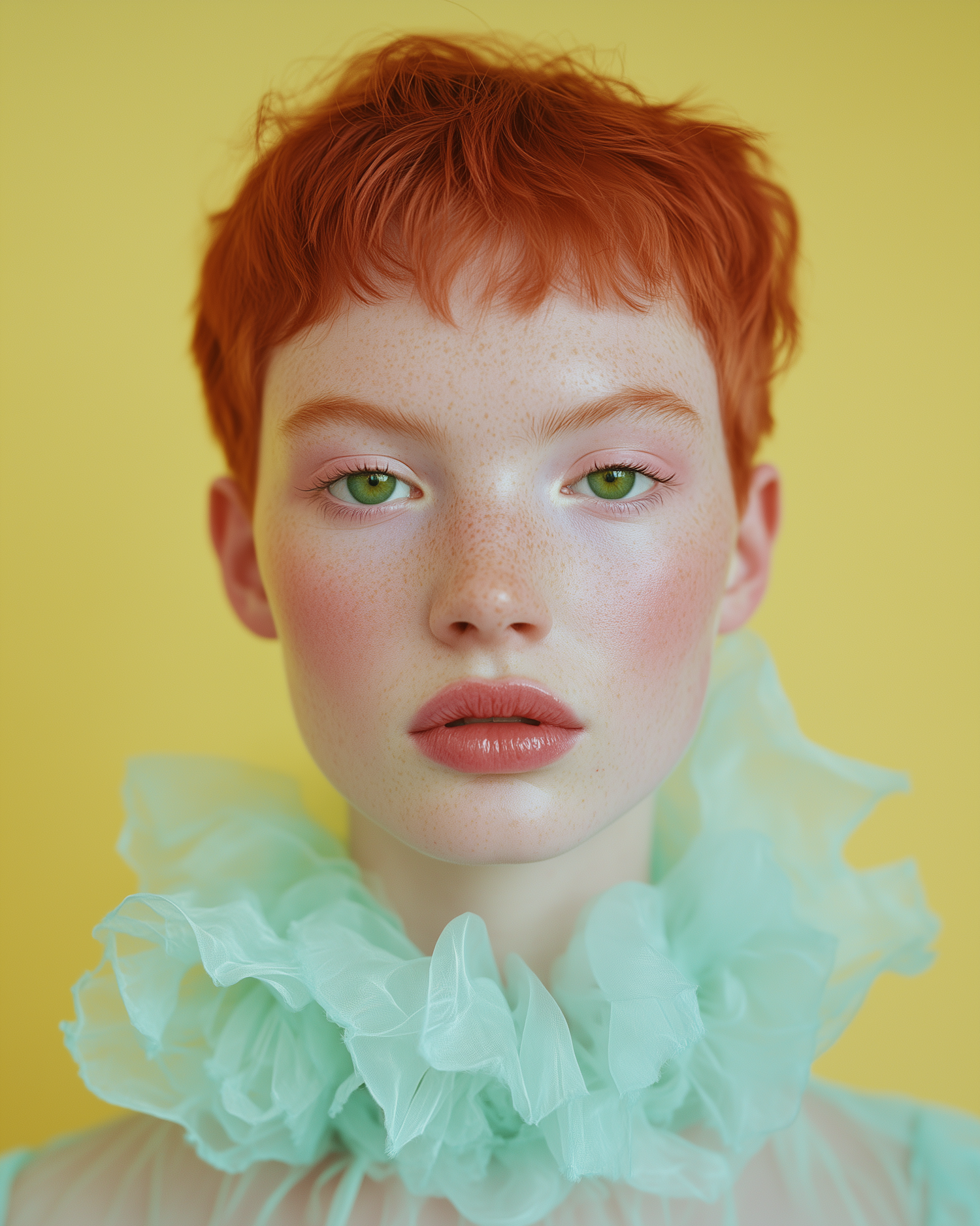 Portrait of Person with Red Hair