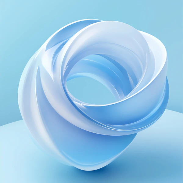 Futuristic Ribbon Design