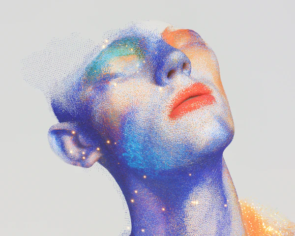 Pointillism Portrait