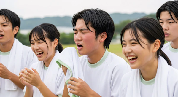 Cheerful Sports Break
