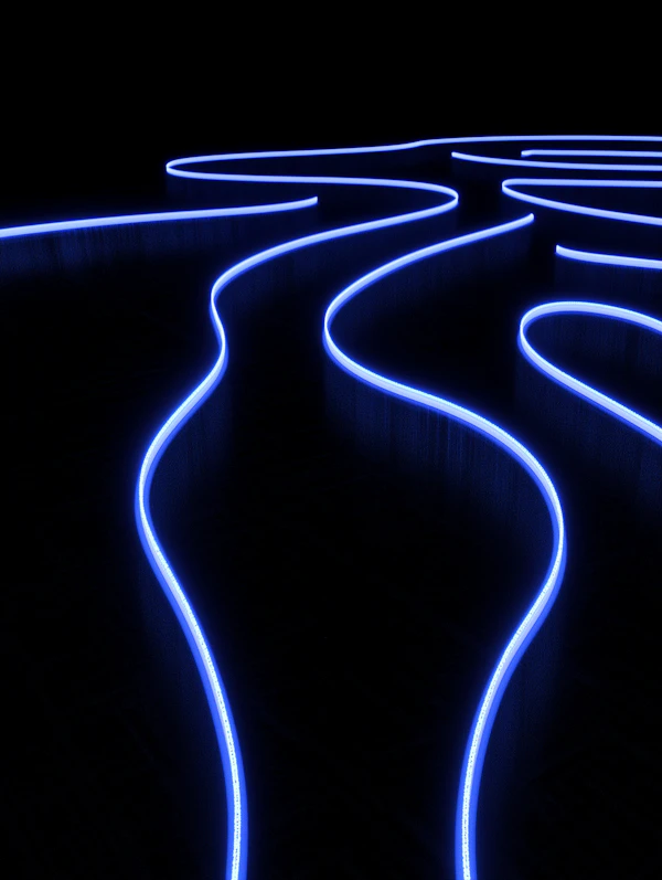 Glowing Neon Abstract