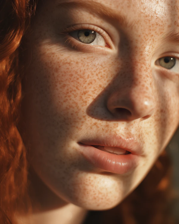 Freckled Portrait