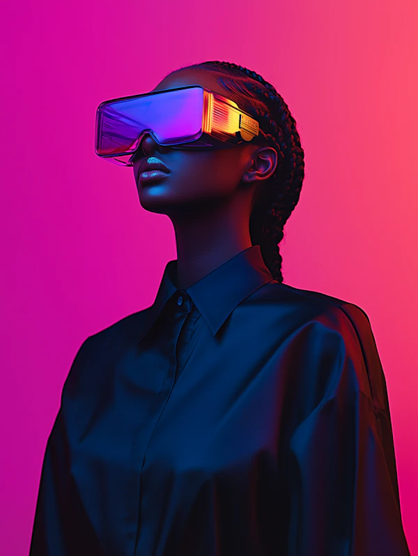 Futuristic VR Portrait