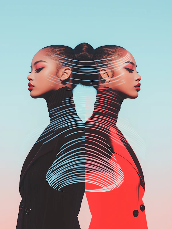 Surreal Mirror Portrait