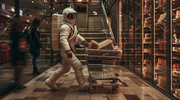 Astronaut Shopping