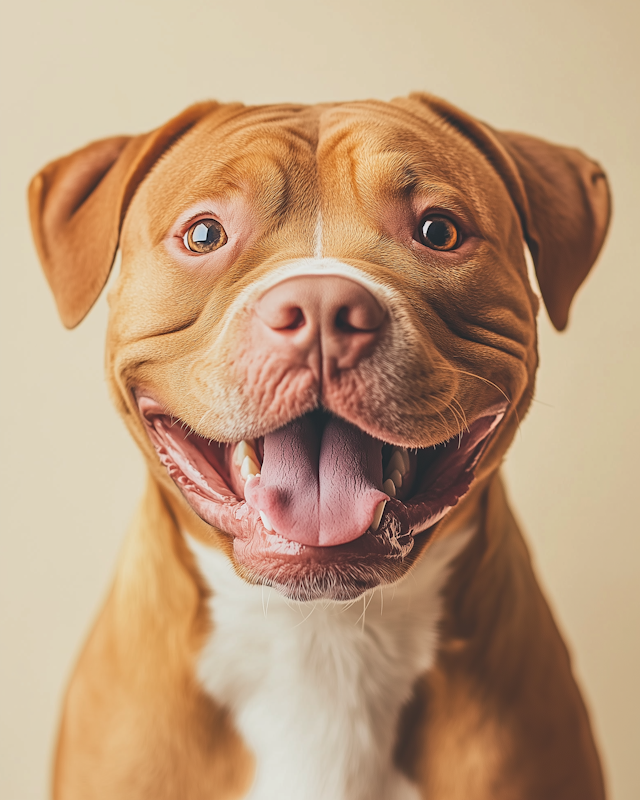 Joyful Dog Close-Up