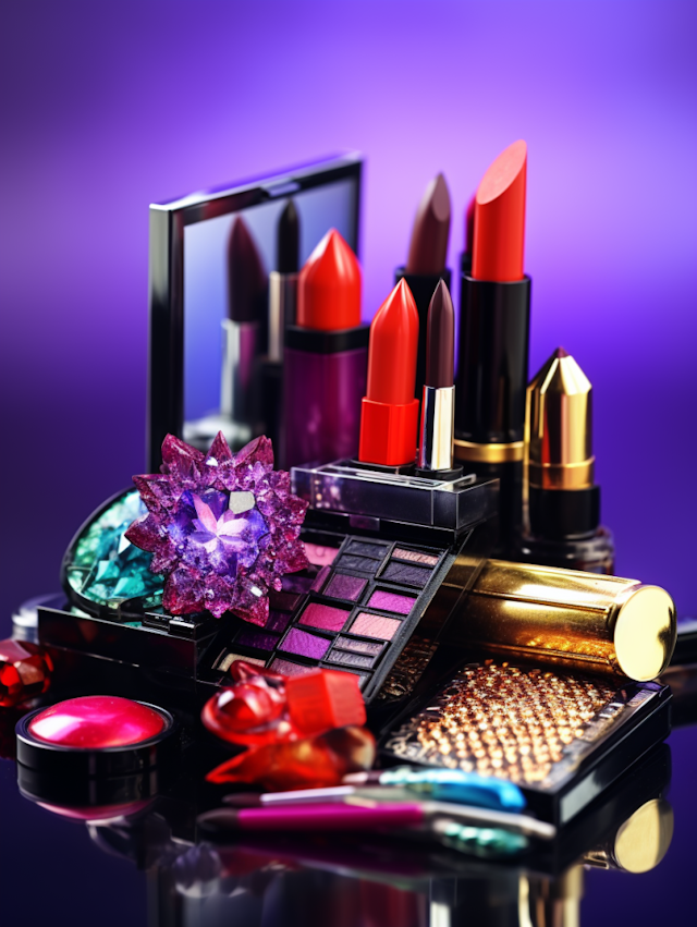 Luxurious Array of High-End Cosmetics