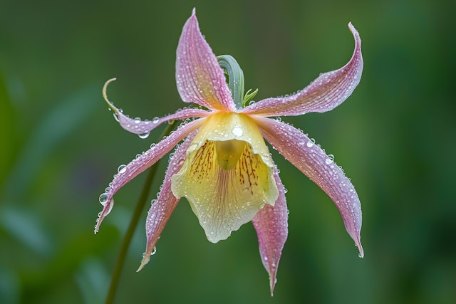 Delicate Orchid Close-Up