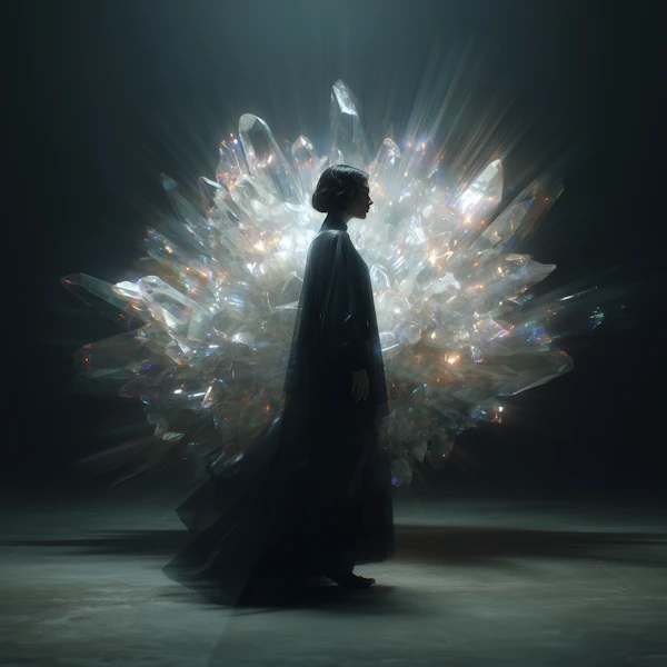 Mystical Crystal Scene