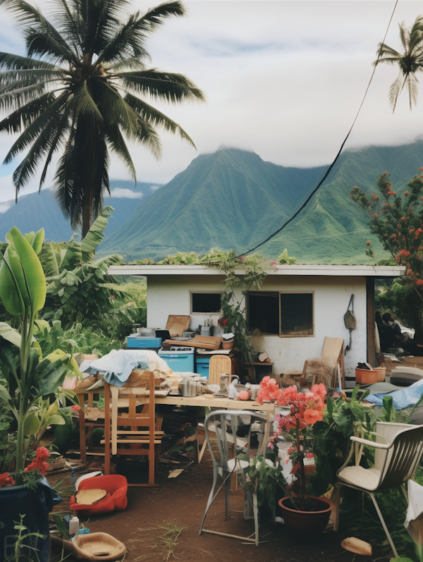 Tropical Retreat in Disarray