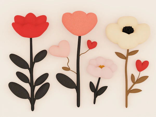 Stylized Flower Collection