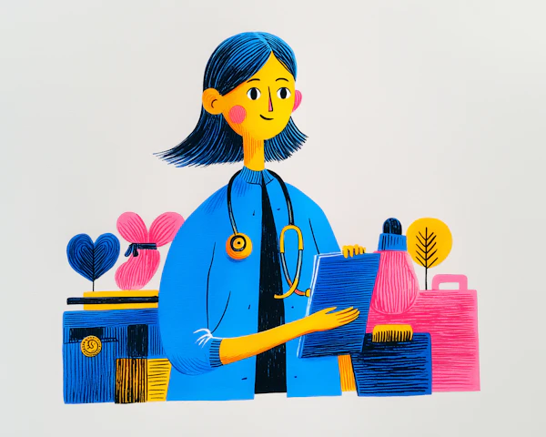 Colorful Medical Artwork