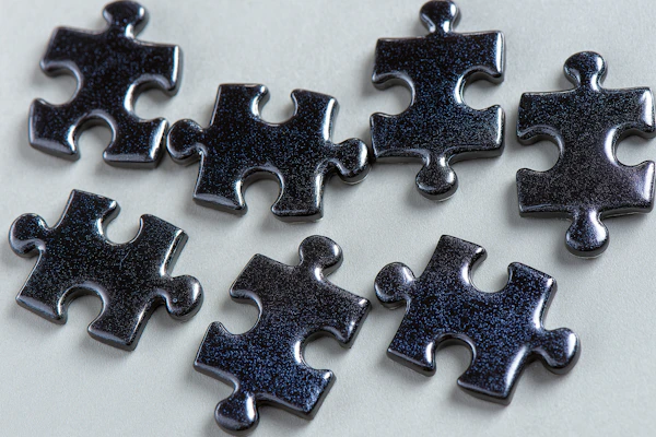 Black Puzzle Pieces