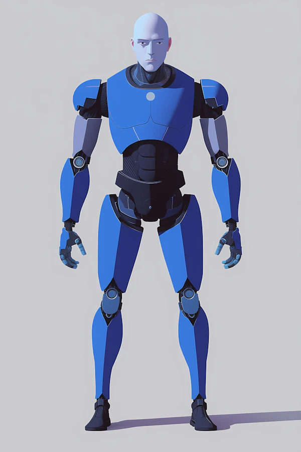 Futuristic Humanoid Robot