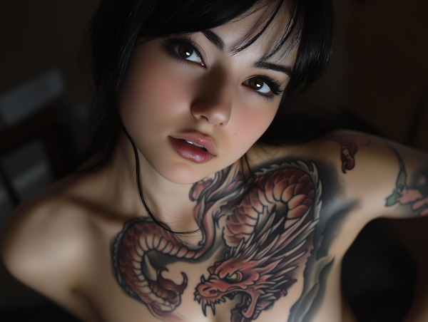 Woman with Dragon Tattoo