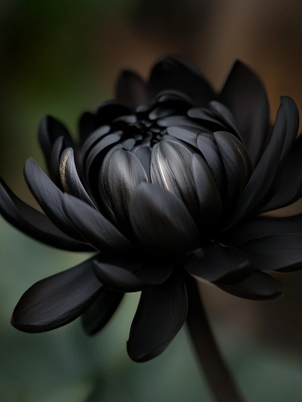 Black Velvety Flower