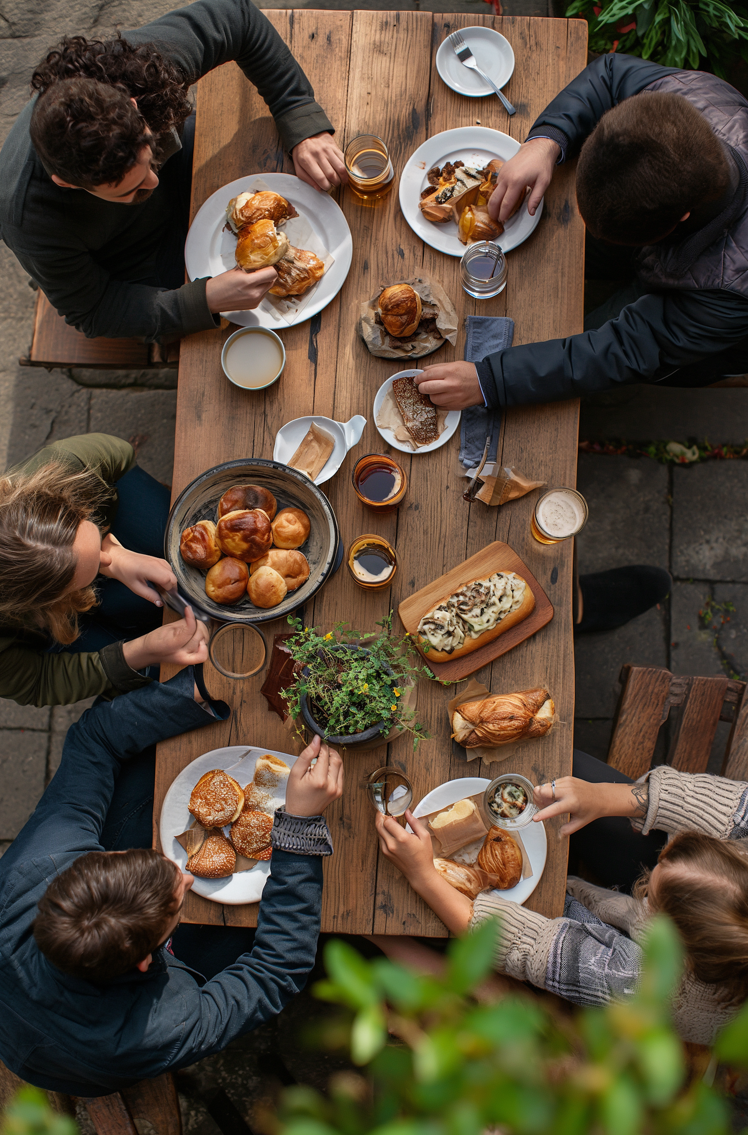 Communal Brunch Gathering