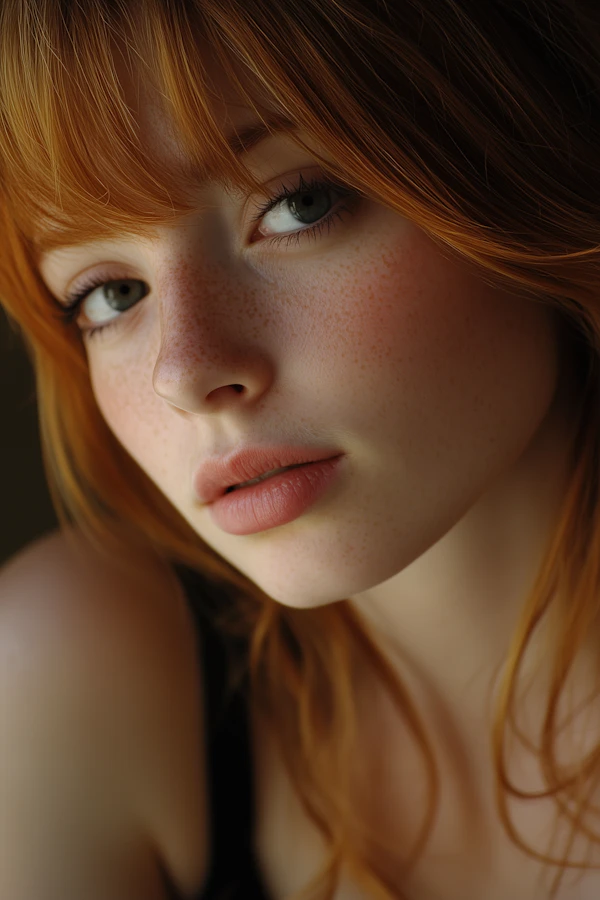 Portrait of a Young Woman with Red Hair