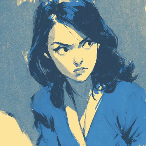 Stylized Woman Portrait