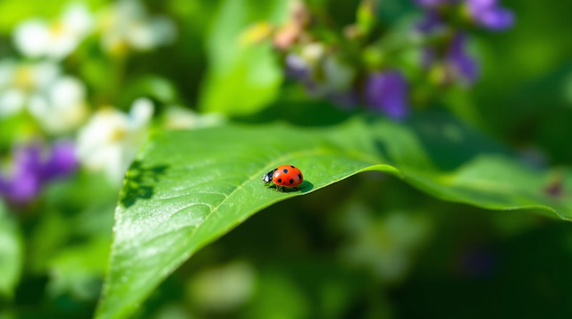 Ladybug on Leaf